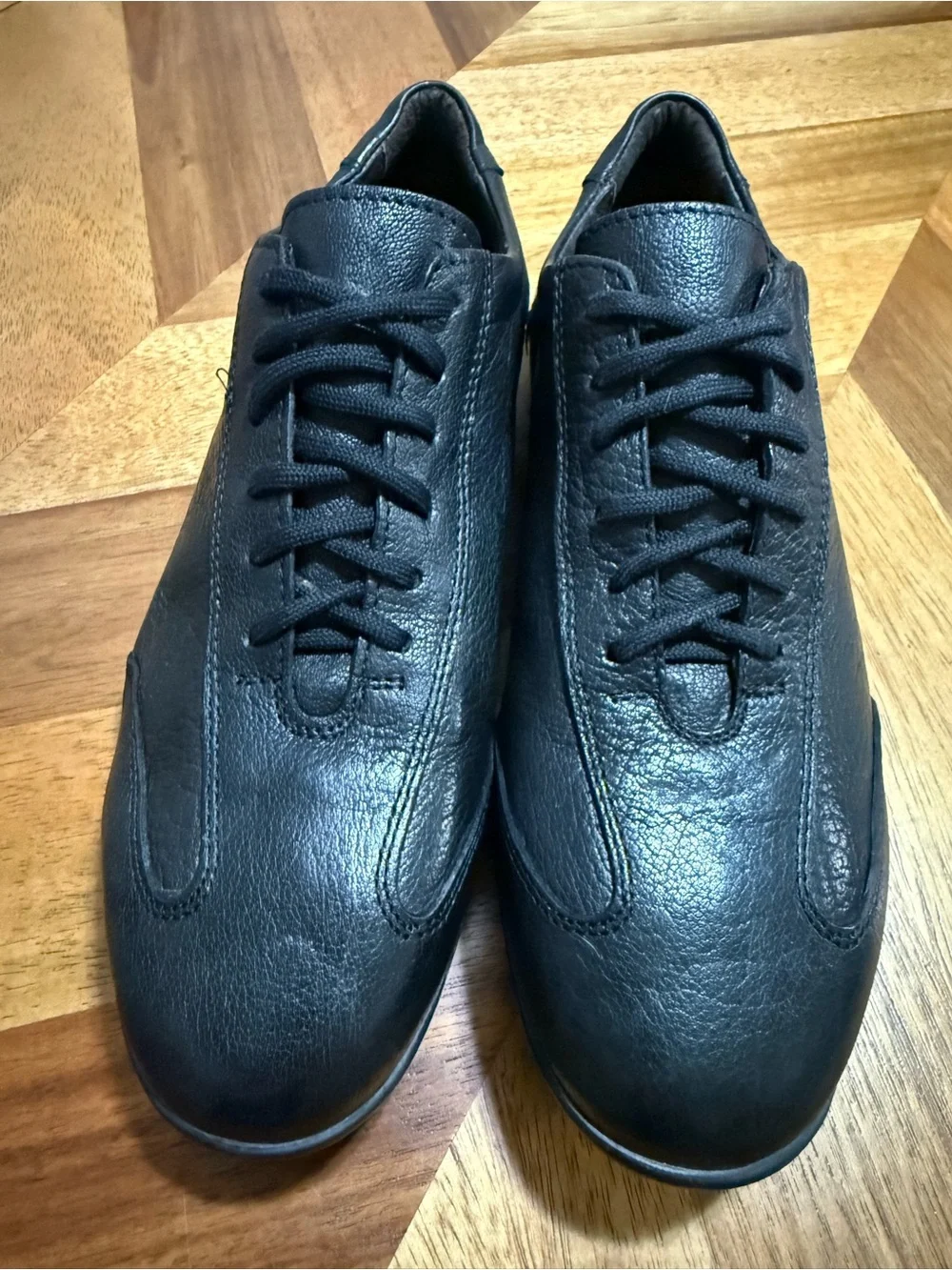 Banana Republic Men's Oxford's Black Leather Lace-Up Casual Shoes Size 7.5